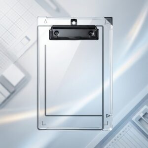 CrystalCut 2-in-1 Acrylic Clipboard & DIY Memo Maker