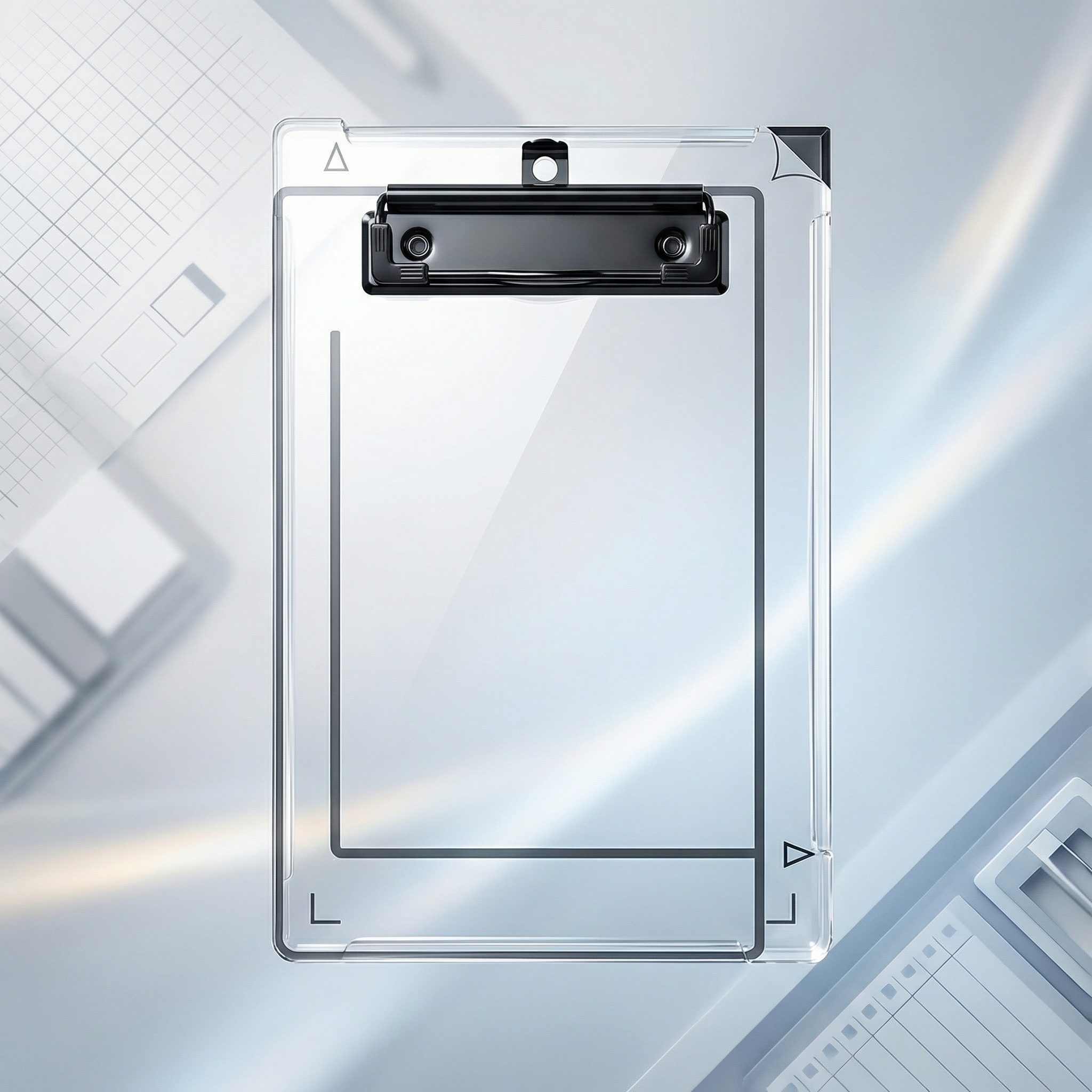 CrystalCut 2-in-1 Acrylic Clipboard & DIY Memo Maker