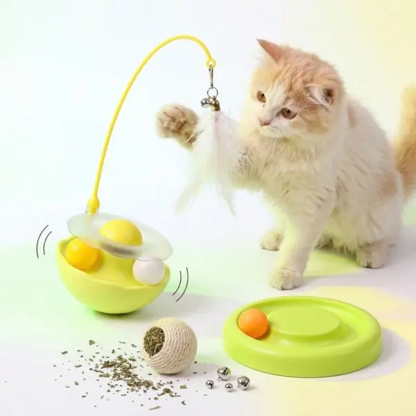 The US Pet Industry Just Hit $150 Billion. Here's What That Means for Cat Owners in 2026 4 PlayPaw Tumbler Cat Toy Set