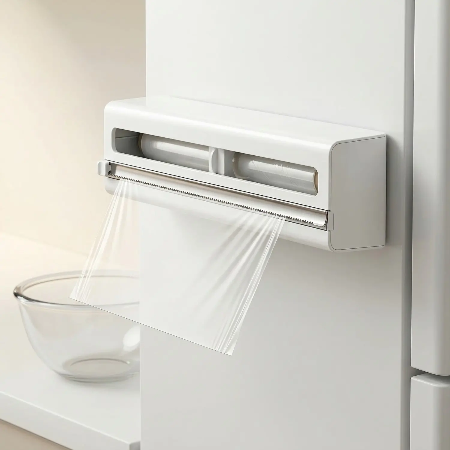 How to Declutter Your Kitchen Counter in One Weekend 6 MagCut Magnetic Cling Film Cutter