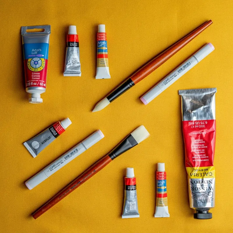 How to Build a Self-Care Routine You'll Actually Stick To 2 Skincare products neatly laid out for a morning routine