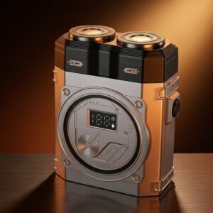 DualBlade Pro Magnetic Electric Shaver - dual head travel USB rechargeable