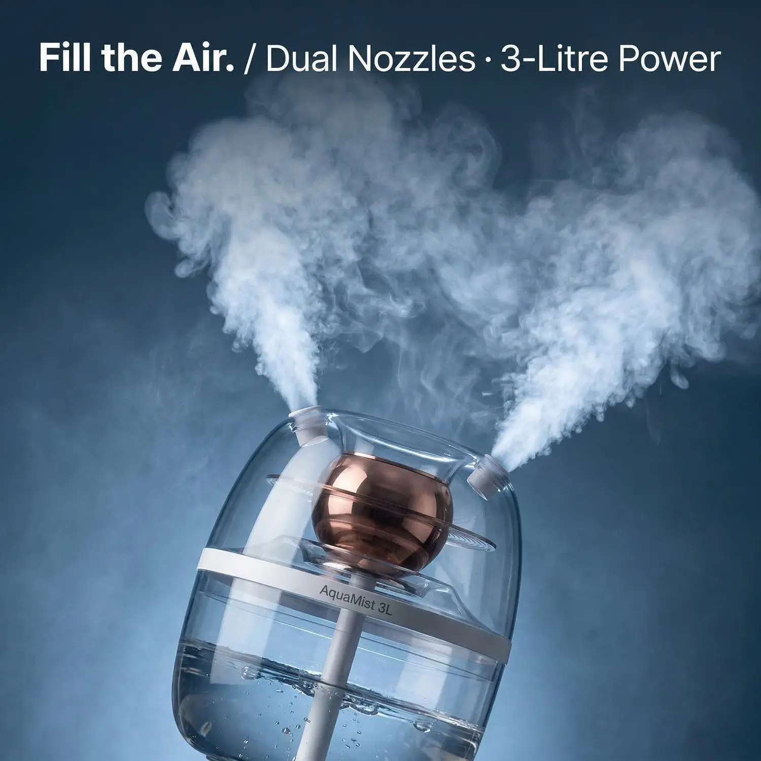 AquaMist 3L USB Dual-Nozzle Humidifier – Large Capacity, Ultra-Quiet, Bedroom & Desktop Air Moisturizer 16 A006 act 1