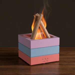 EmberGlow Flame Aroma Diffuser - LED campfire effect essential oils