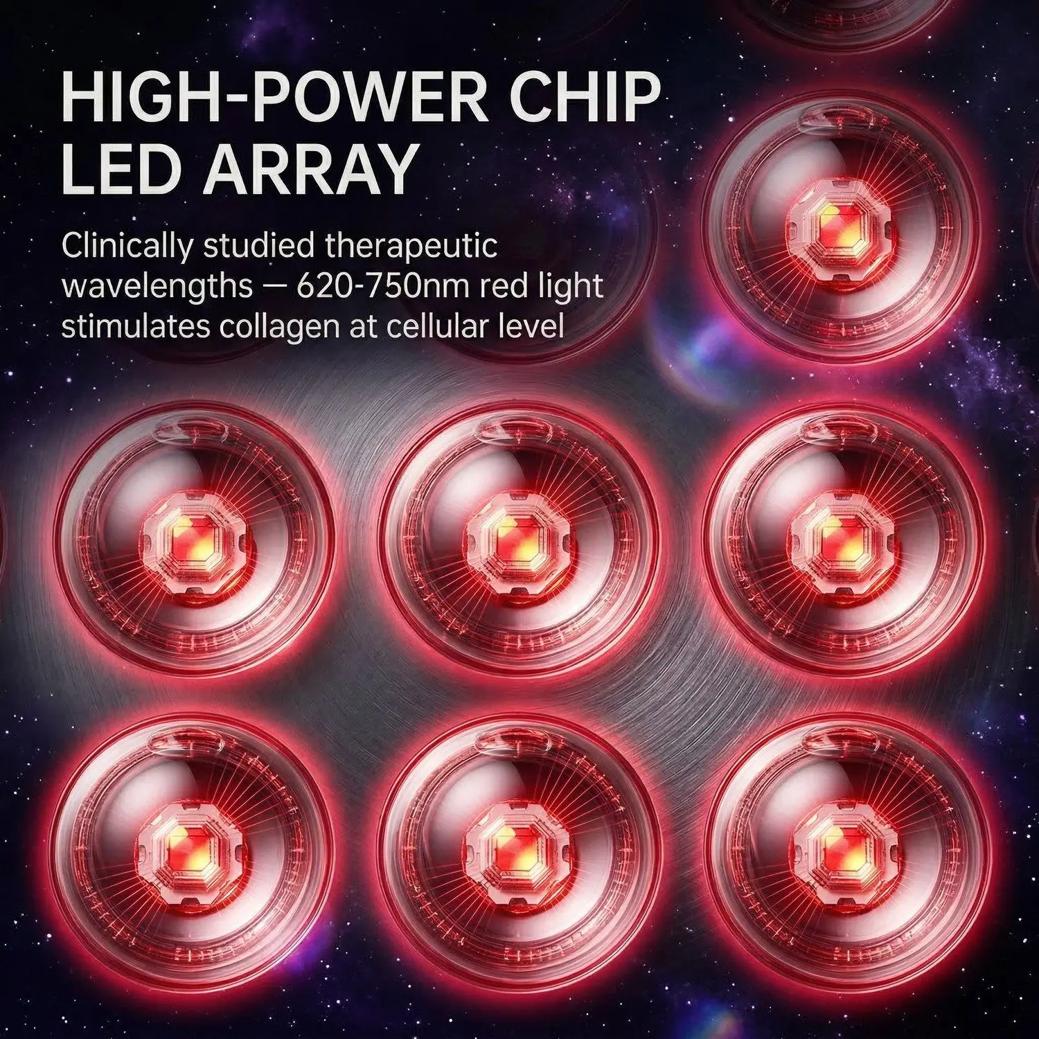 LumiPanel Pro LED Light Therapy Beauty Device – Photon Rejuvenation, Anti-Aging & Skin Brightening 9 A012 size img