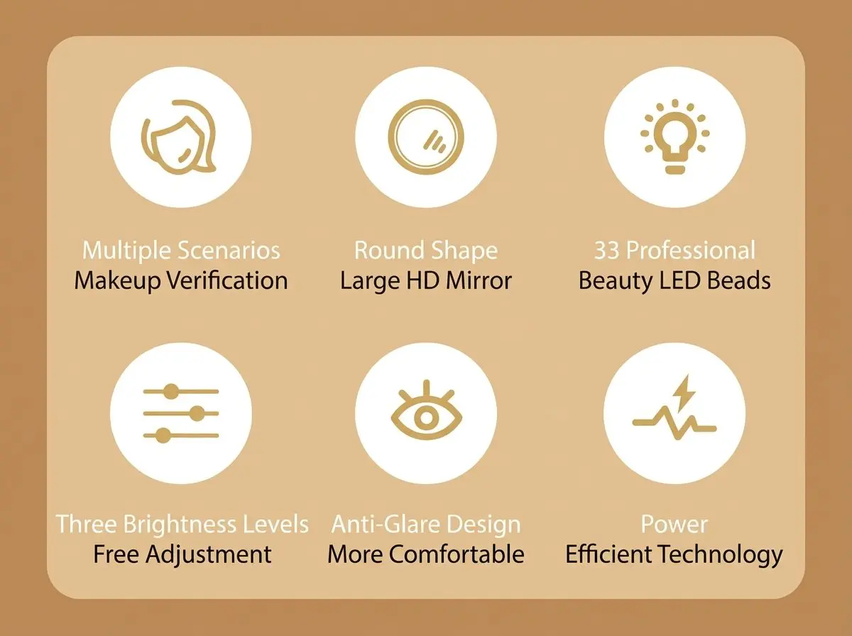 LED Makeup Mirrors in 2026: Why Lighting Is the Most Overlooked Part of Your Beauty Routine 5 GlowLift Pro EMS Facial Device