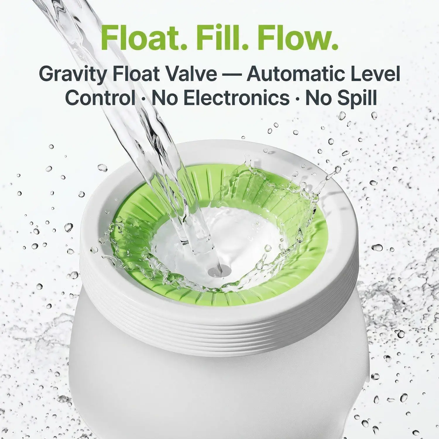 FloatBowl Pet Water Dispenser – No-Spill Floating Bowl, Large Capacity, Cat & Dog Water Feeder 6 A015 ACT 01