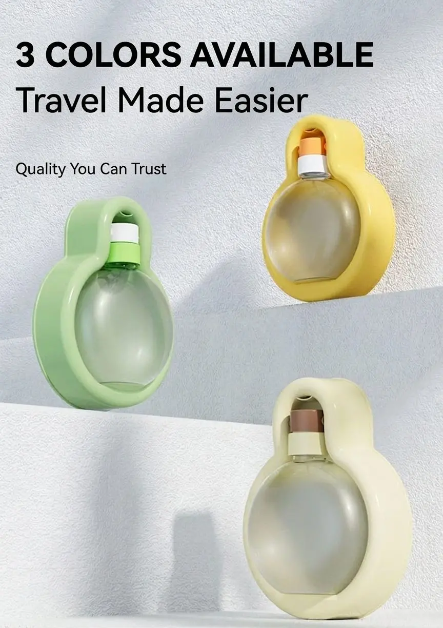 HydroWalk Portable Pet Water Bottle – Foldable Bowl, Large Capacity, Outdoor Dog Water Dispenser 8 A016 SPL2