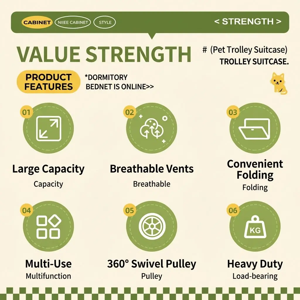 SpacePod Pro Rolling Pet Carrier – Transparent Capsule Design, Foldable, Anti-Stress Cat & Dog Bag 1 A019 LIF