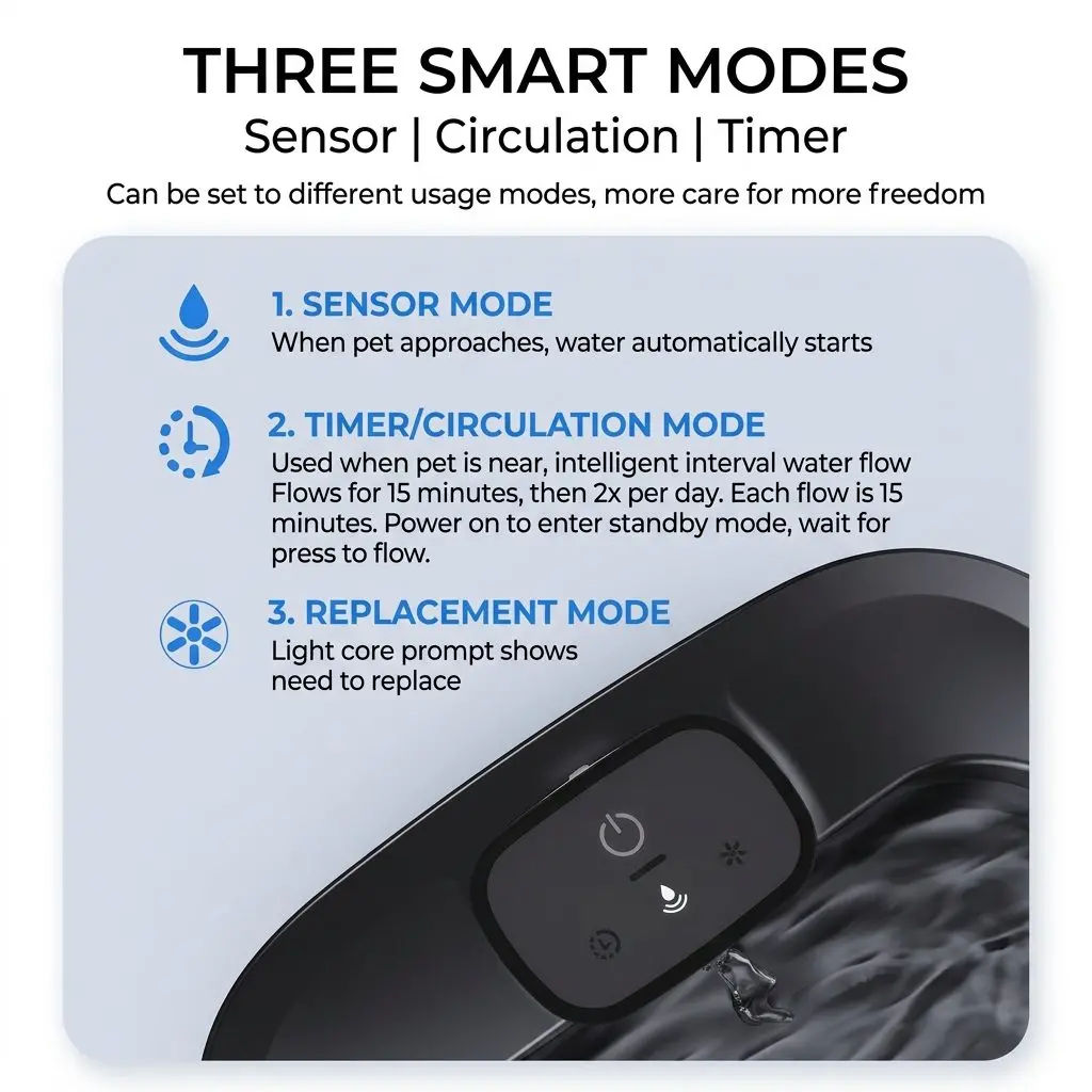 FlowPure 4L Wireless Pet Water Fountain – Visible Window, Auto Circulation Filter, Cat & Dog Dispenser 10 FlowPure Setup Guide