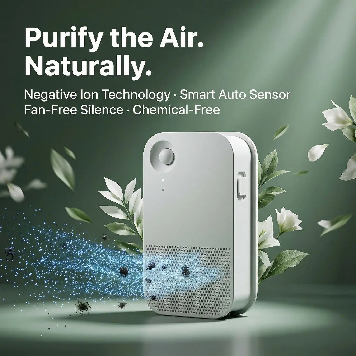 PureAir Pet Ionic Deodorizer – Smart Sensor, Negative Ion Air Purifier, Litter Box & Fridge Odour Eliminator 6 A024 ACT 01