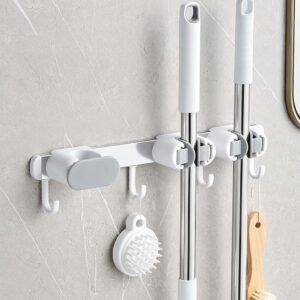 MultiHook Mop Broom Wall Organizer No-Drill - product image