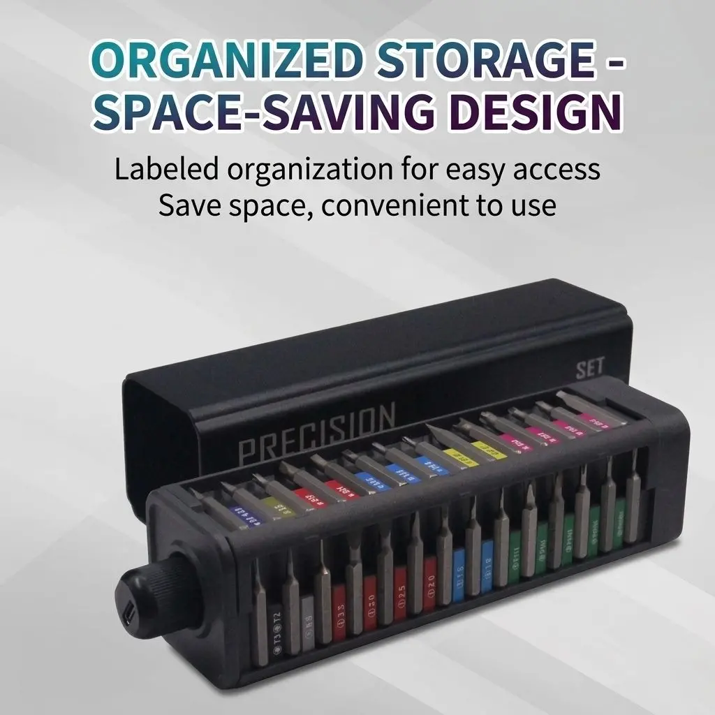 Premium 52-in-1 Electric Precision Screwdriver Set - Rechargeable Mini Cordless Repair Tool Kit 2 B048 img 03