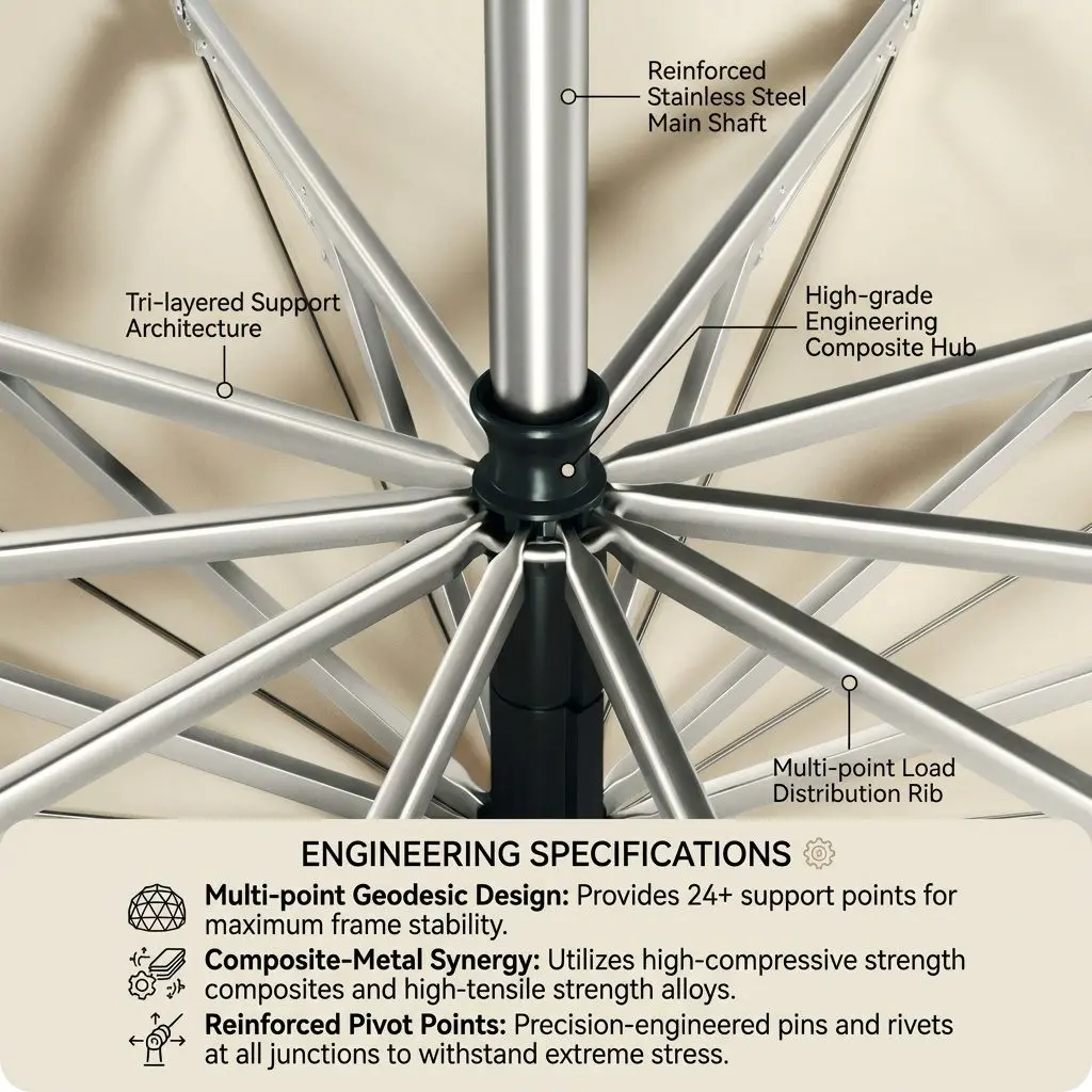 Premium Automatic Reverse Umbrella - Extra Large Windproof Folding Sun & Rain Umbrella 11 B049 img 09