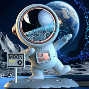 Portable Astronaut Bluetooth Speaker Night Light - product image