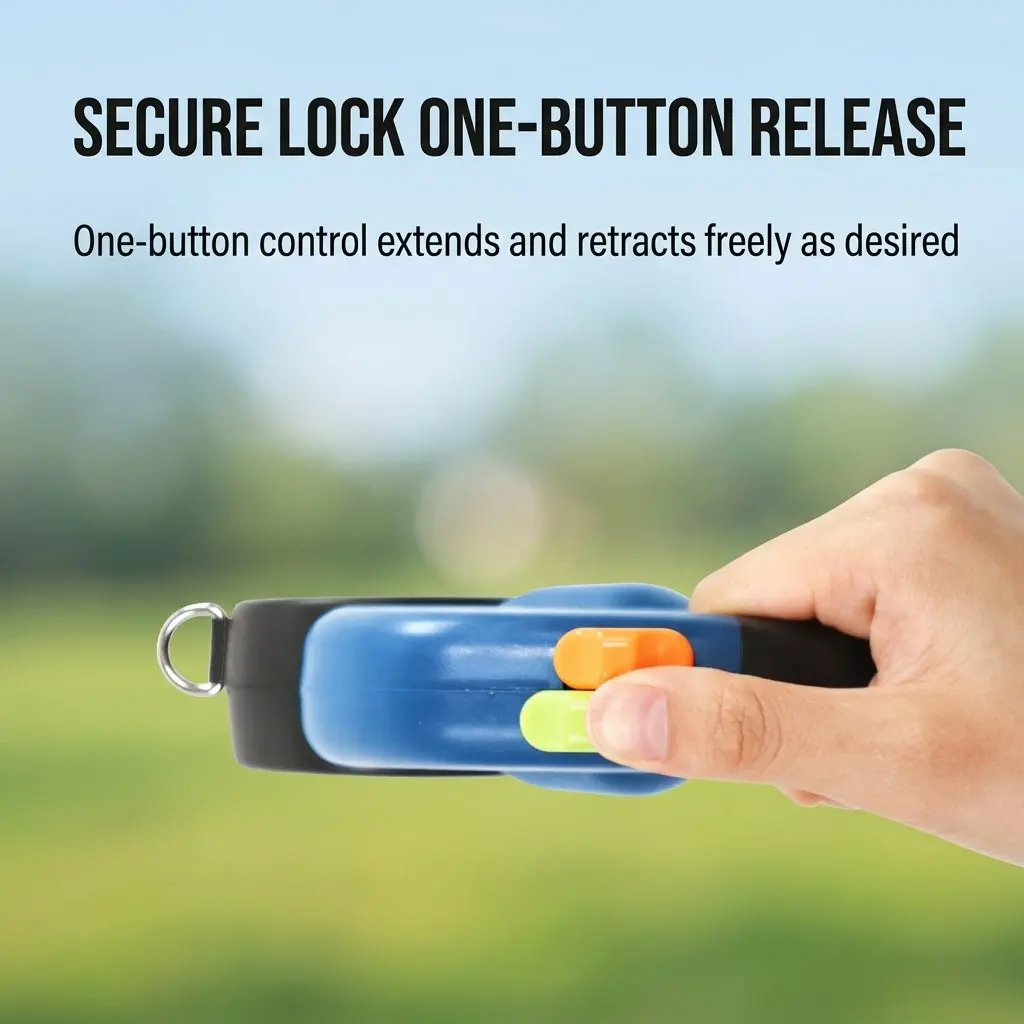 DuoWalk Retractable Double Dog Lead – Auto-Extending 2-in-1 Anti-Tangle Leash for Medium & Large Dogs 1 DuoWalk Retractable Double Dog Lead