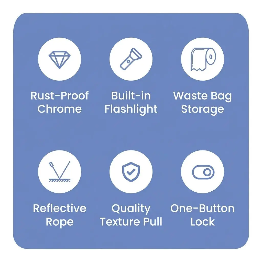 DuoWalk Retractable Double Dog Lead – Auto-Extending 2-in-1 Anti-Tangle Leash for Medium & Large Dogs 8 Two dogs weaving on anti-tangle DuoWalk lead