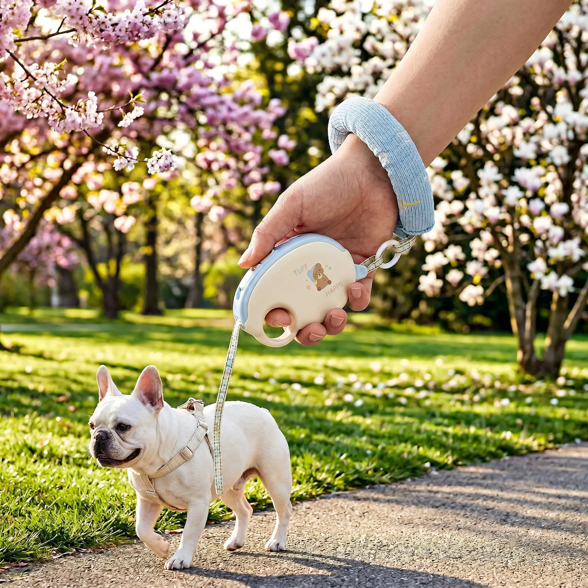 GlideReel Retractable Pet Leash – Auto-Extending Cat & Small Dog Lead, Tangle-Free Cord 2 GlideReel auto-retracting spool mechanism