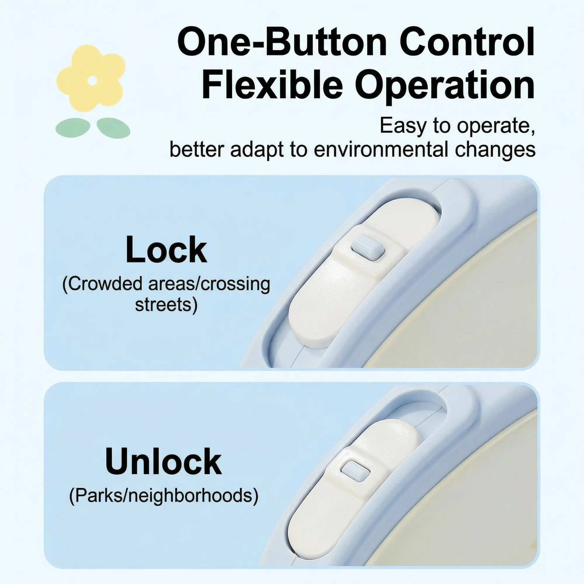 GlideReel Retractable Pet Leash – Auto-Extending Cat & Small Dog Lead, Tangle-Free Cord 8 GlideReel leash hand grip tangle-free cord in use