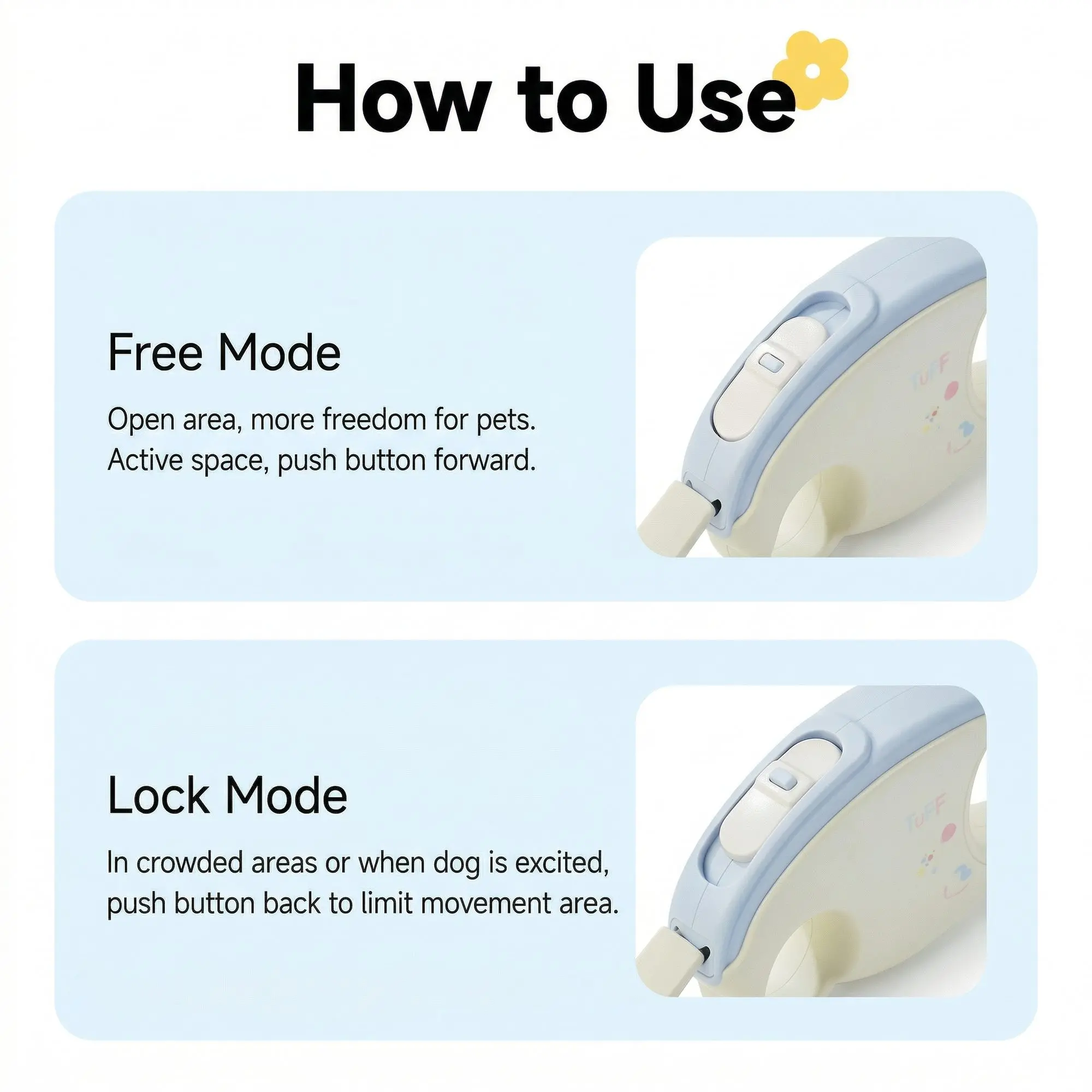 GlideReel Retractable Pet Leash – Auto-Extending Cat & Small Dog Lead, Tangle-Free Cord 9 GlideReel retractable pet leash clean product shot cream colourway