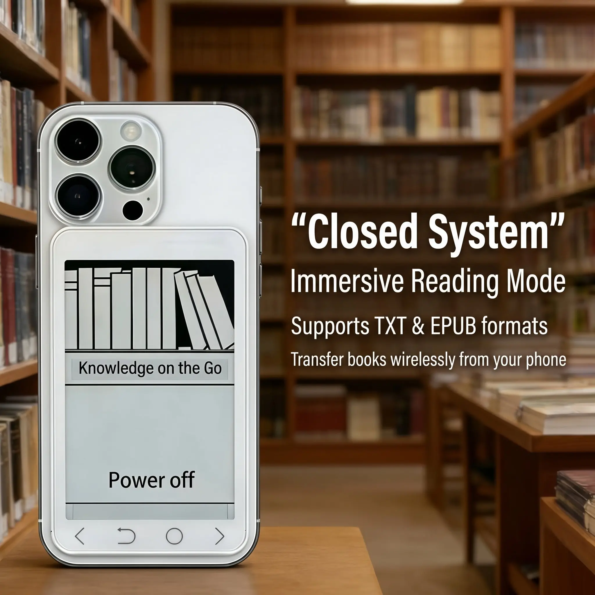 Kaiconn Pocket S1 Mini Magnetic E-Ink eReader - Portable 3.52" Eye-Care E-Book for Commuters and Students 41 a047new 05