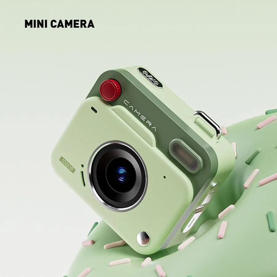 Mini Retro Digital Camera - HD Vintage Pocket Camera for Students and Vlogging 36 a048 08