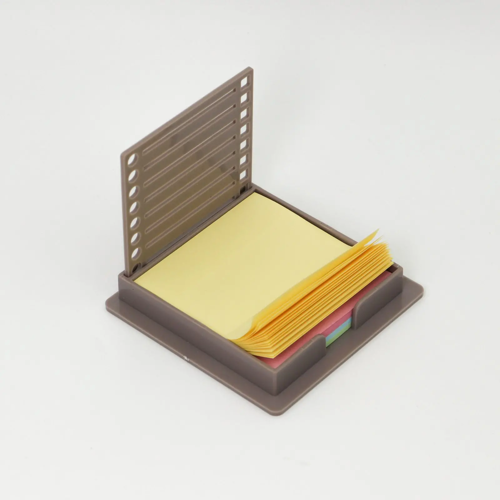 NoteShape Sticky Note Holder with Stencil – Desktop Memo Organizer, Creative Template Dispenser 4 Using the stencil on a desk