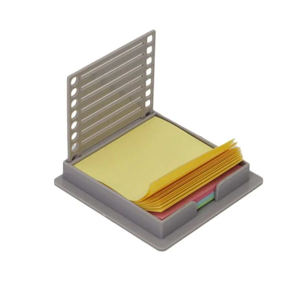 NoteShape Sticky Note Holder with Stencil – Desktop Memo Organizer, Creative Template Dispenser 3 Colour variants