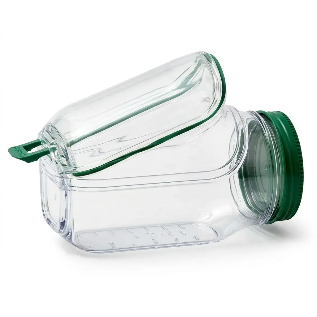 SaladPod Leakproof Salad Container – Built-In Dressing Compartment, Portable Meal Prep Pod 3 b022 05