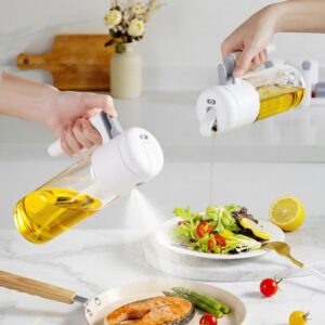 DualMist Glass Oil Sprayer Pourer BBQ Kitchen - product image