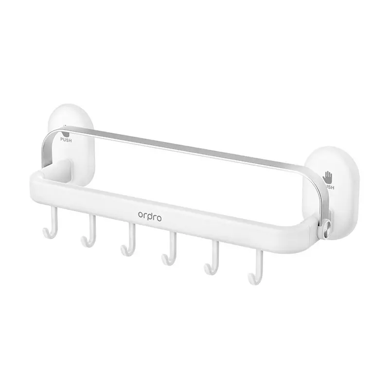 FlipBar Aluminium Towel Rack – No-Drill Suction Wall Mount, Foldable Up-Flip Bathroom Shelf 3 Anodised aluminium finish and material quality