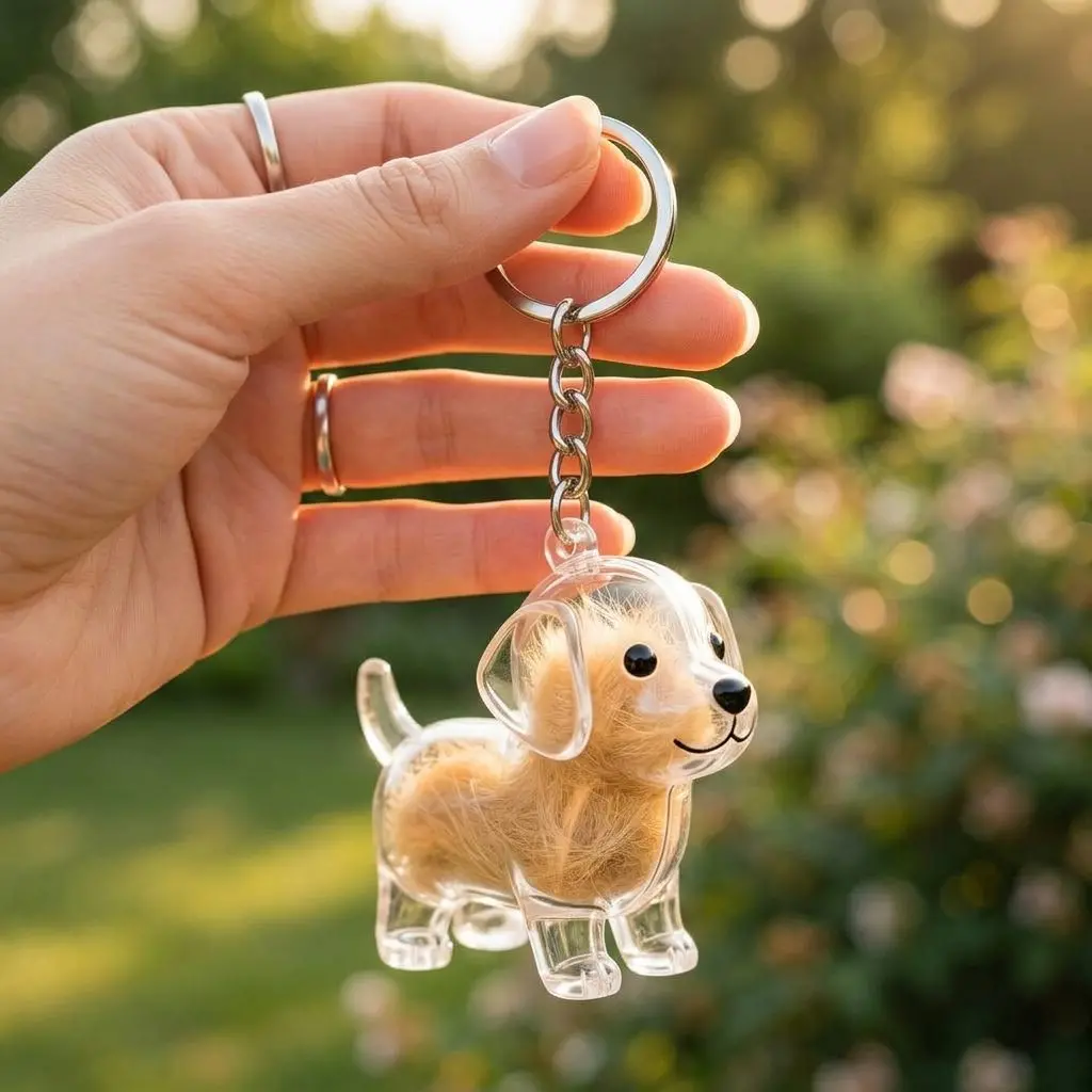 MemoryPaw Pet Fur Keepsake Capsule – Transparent Animal Hair Ball Display Case, Memorial Ornament 3 compressed MemoryPaw Pet Fur Keepsake Capsule 5