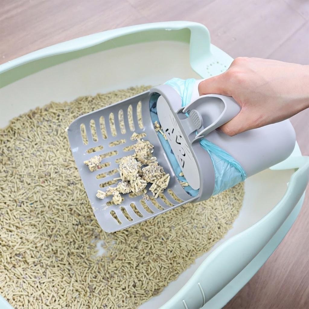 ScoopaClean Cat Litter Scoop Kit Bag Holder - product image