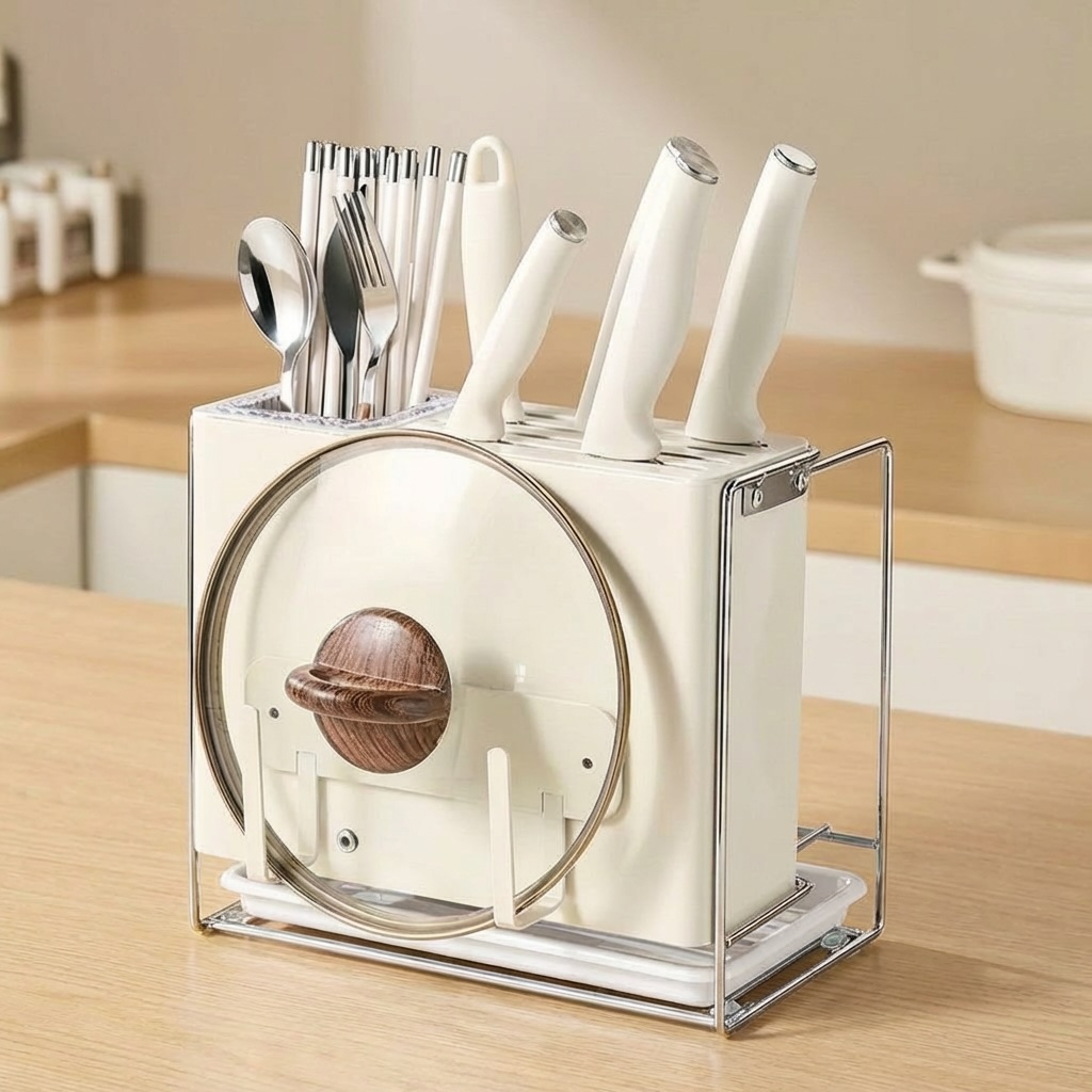 MagniStore Magnetic Wall Knife Rack Kitchen Organizer - product image